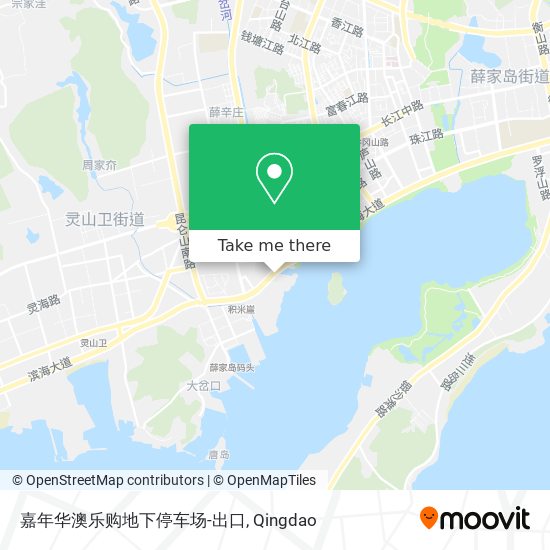 嘉年华澳乐购地下停车场-出口 map