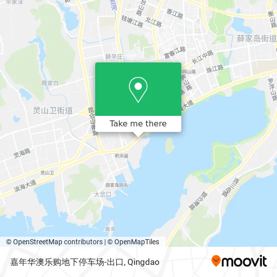 嘉年华澳乐购地下停车场-出口 map