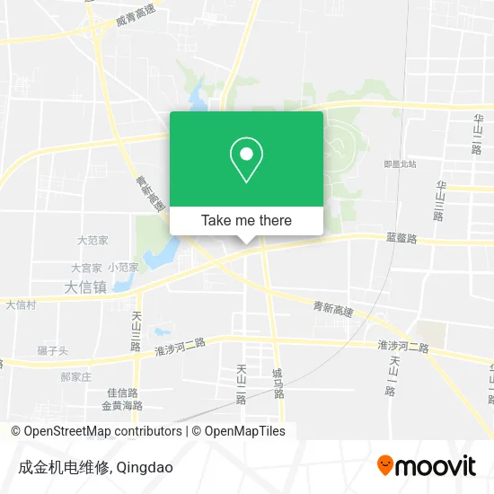 成金机电维修 map