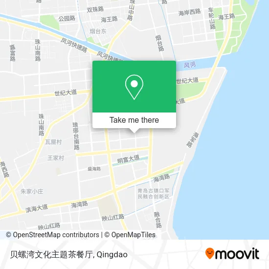 贝螺湾文化主题茶餐厅 map