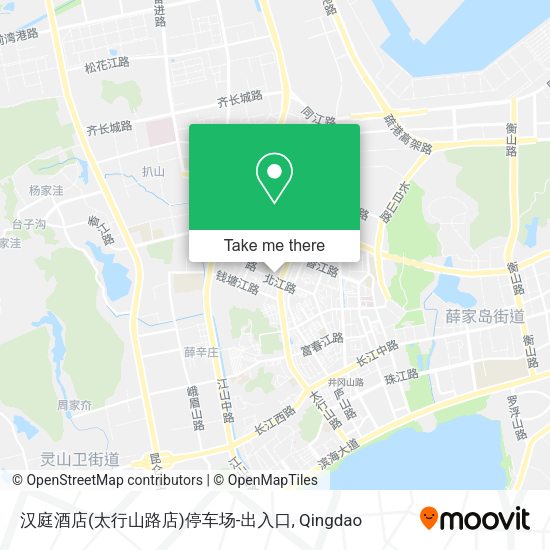汉庭酒店(太行山路店)停车场-出入口 map