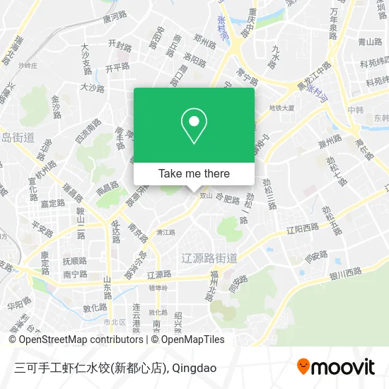 三可手工虾仁水饺(新都心店) map