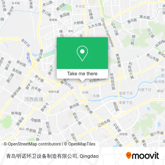 青岛明诺环卫设备制造有限公司 map
