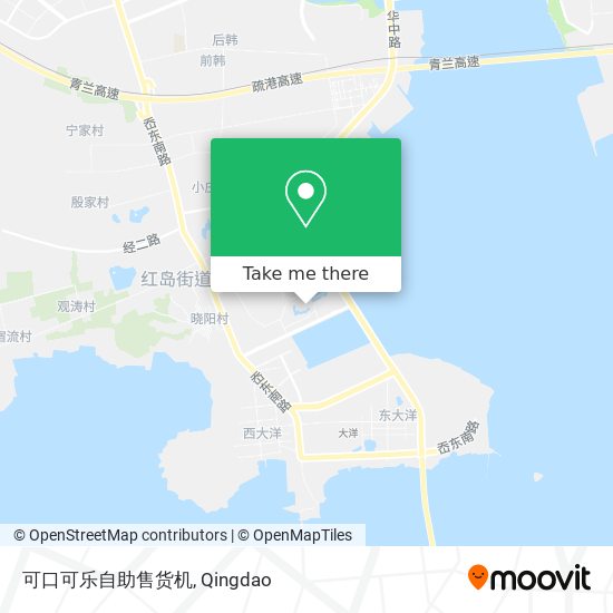 可口可乐自助售货机 map