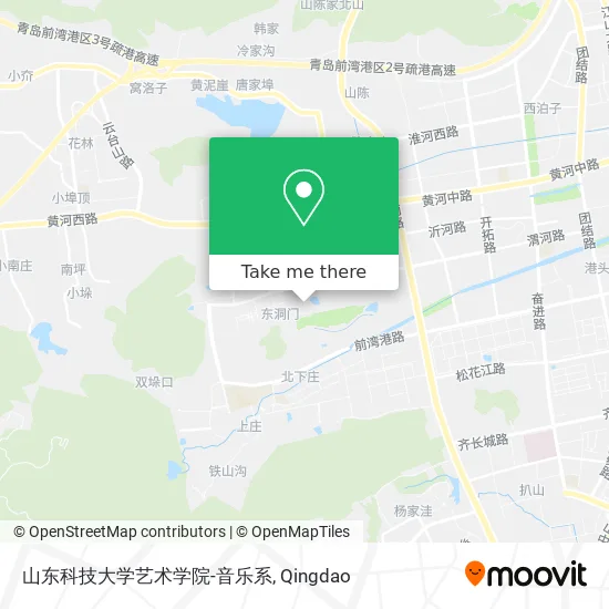 山东科技大学艺术学院-音乐系 map