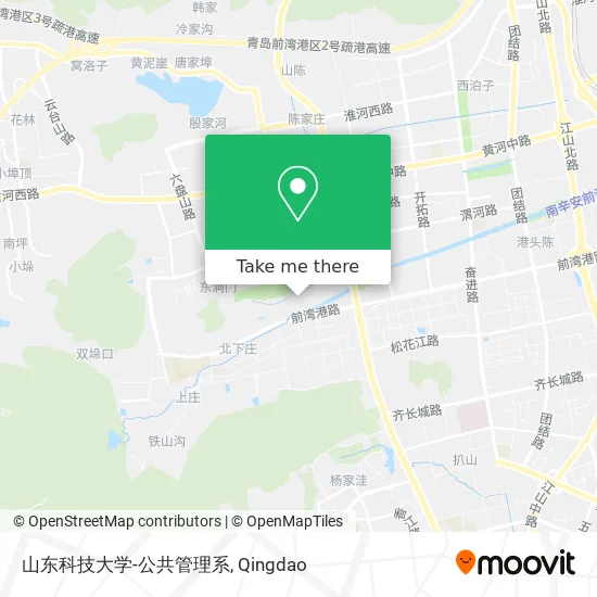 山东科技大学-公共管理系 map