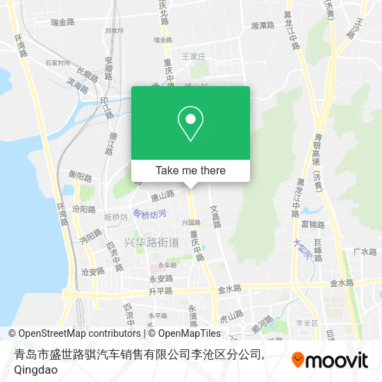 青岛市盛世路骐汽车销售有限公司李沧区分公司 map