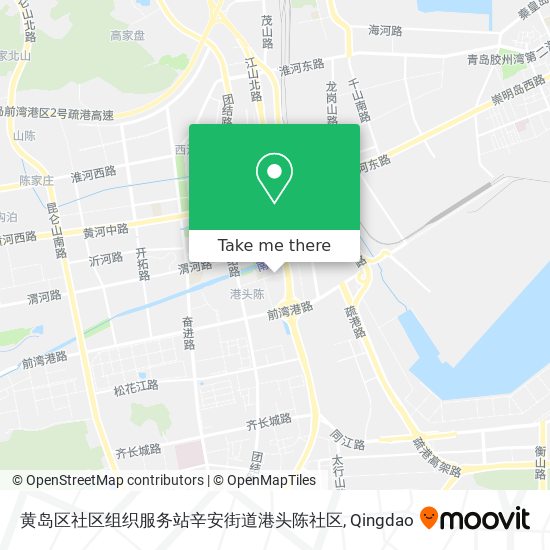 黄岛区社区组织服务站辛安街道港头陈社区 map