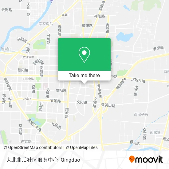 大北曲后社区服务中心 map