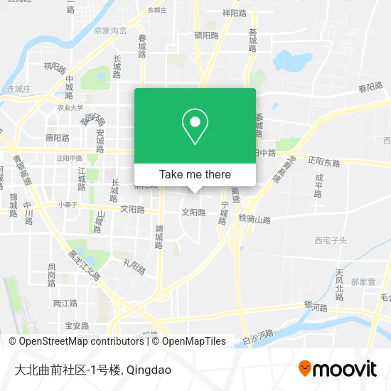 大北曲前社区-1号楼 map