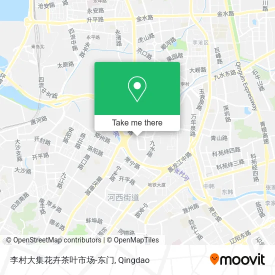 李村大集花卉茶叶市场-东门 map