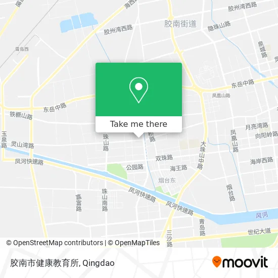 胶南市健康教育所 map