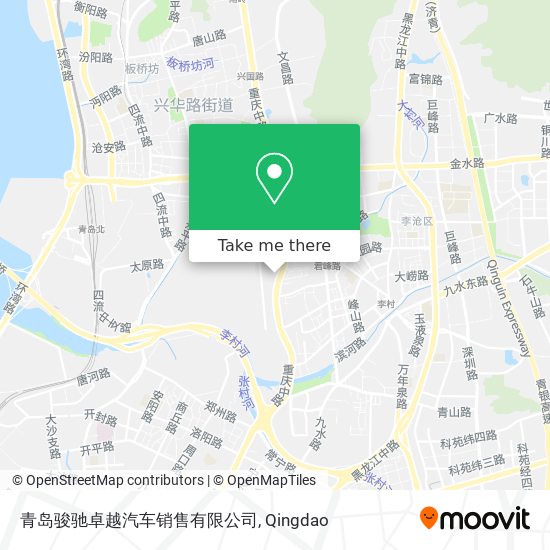 青岛骏驰卓越汽车销售有限公司 map