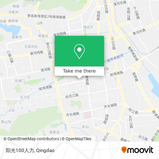 阳光100人力 map