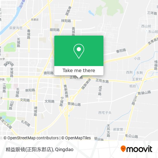 精益眼镜(正阳东郡店) map