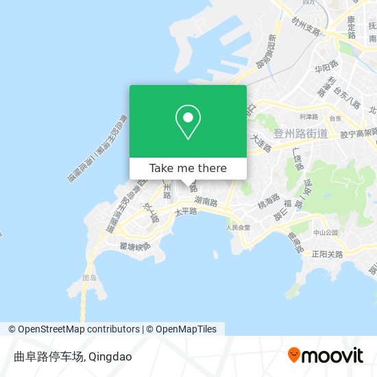 曲阜路停车场 map
