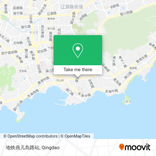 地铁燕儿岛路站 map