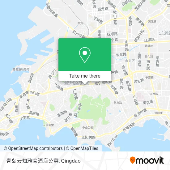 青岛云知雅舍酒店公寓 map