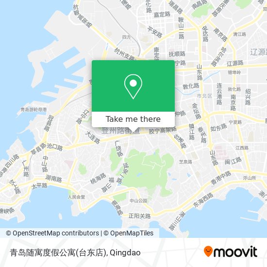 青岛随寓度假公寓(台东店) map