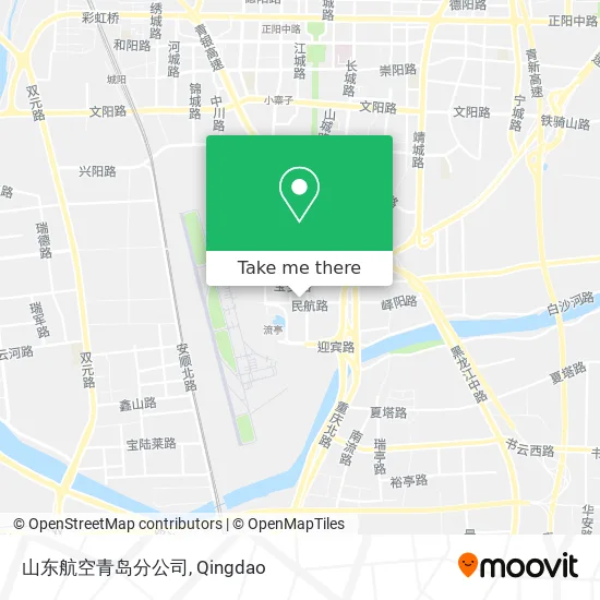 山东航空青岛分公司 map