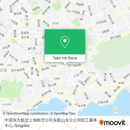 中国东方航空上海航空公司东航山东分公司职工服务中心 map