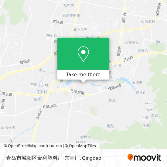 青岛市城阳区金利塑料厂-东南门 map
