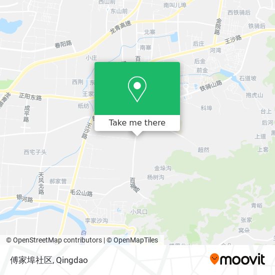 傅家埠社区 map