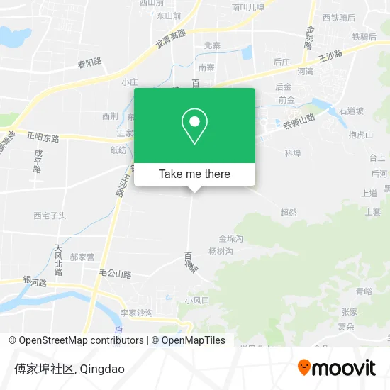傅家埠社区 map