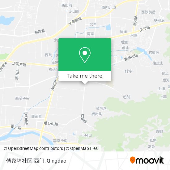 傅家埠社区-西门 map