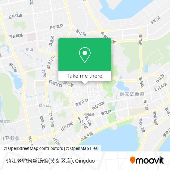 镇江老鸭粉丝汤馆(黄岛区店) map