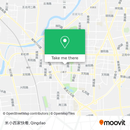 米小西家快餐 map