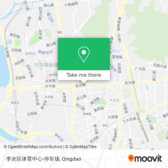 李沧区体育中心-停车场 map