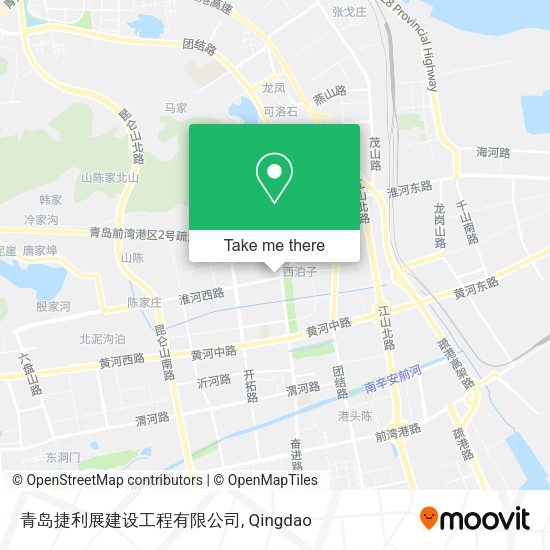 青岛捷利展建设工程有限公司 map