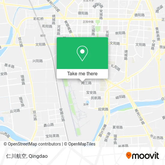 仁川航空 map
