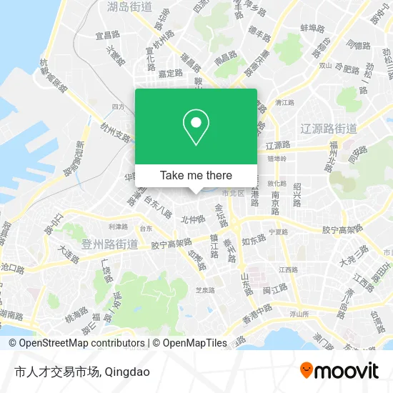 市人才交易市场 map