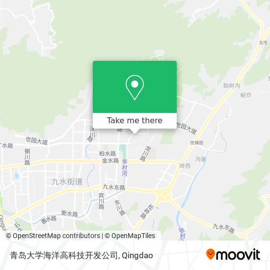 青岛大学海洋高科技开发公司 map