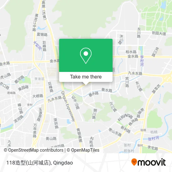 118造型(山河城店) map