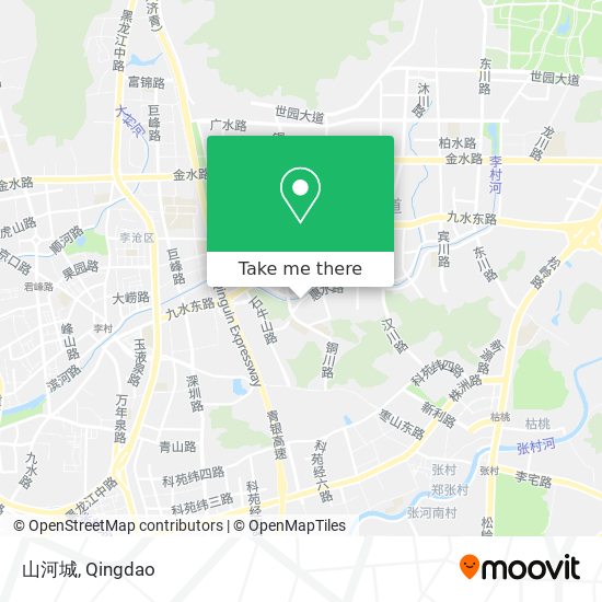 山河城 map