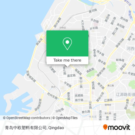 青岛中欧塑料有限公司 map