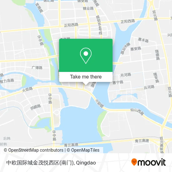 中欧国际城金茂悦西区(南门) map