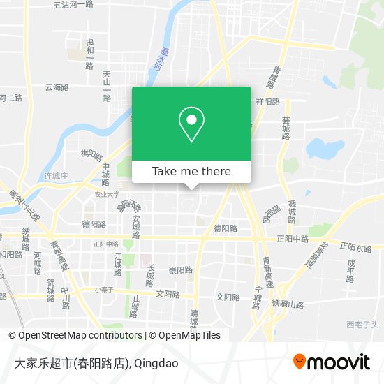 大家乐超市(春阳路店) map