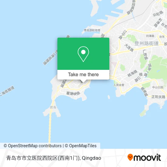 青岛市市立医院西院区(西南1门) map