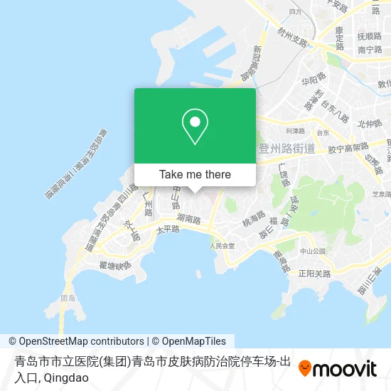 青岛市市立医院(集团)青岛市皮肤病防治院停车场-出入口 map