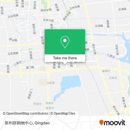 新利群购物中心 map