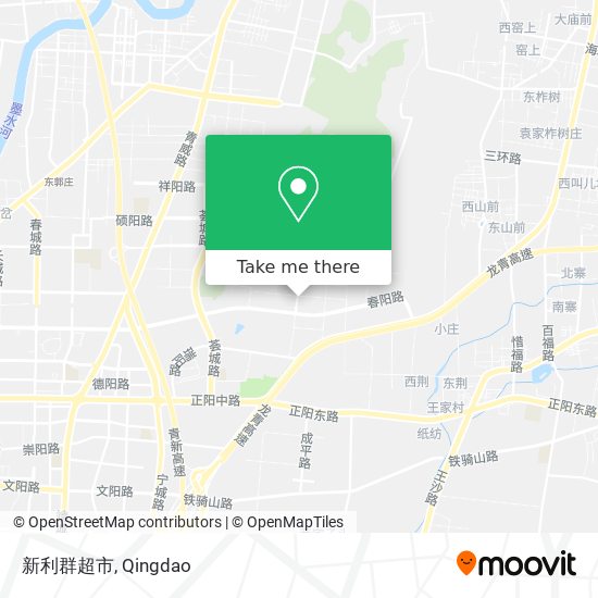 新利群超市 map