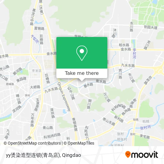 yy烫染造型连锁(青岛店) map