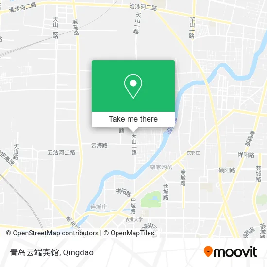 青岛云端宾馆 map
