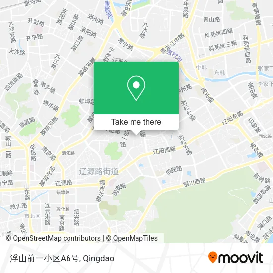 浮山前一小区A6号 map