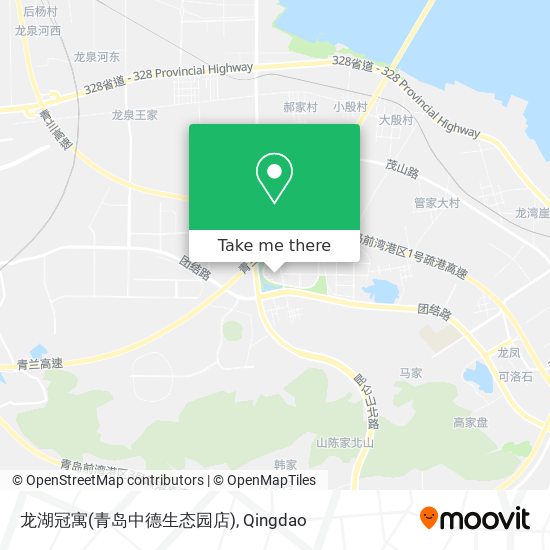 龙湖冠寓(青岛中德生态园店) map