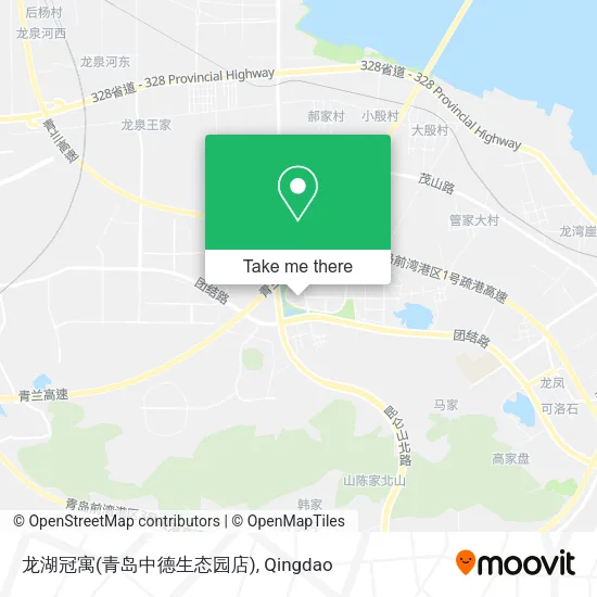 龙湖冠寓(青岛中德生态园店) map